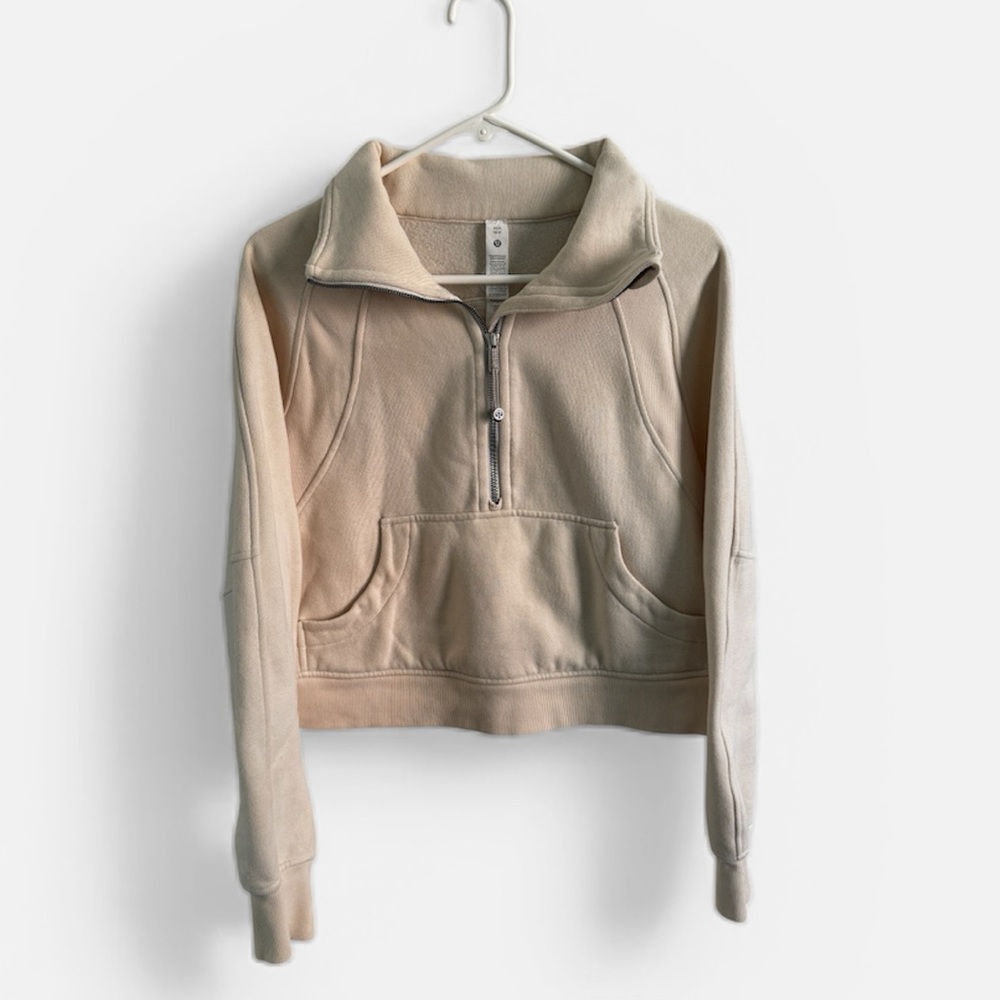 Lululemon Athletica Quarter Zip Scuba Jacket